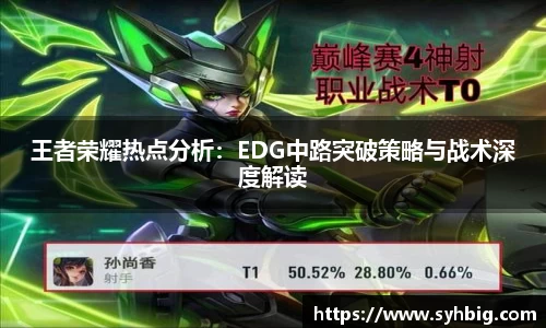 王者荣耀热点分析：EDG中路突破策略与战术深度解读